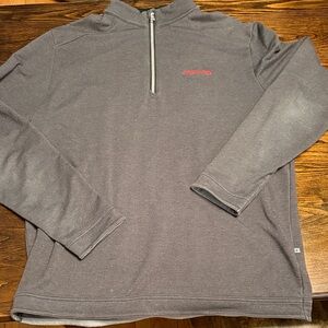 Ping AMG Charcoal Quarter Zip Men's Sweater